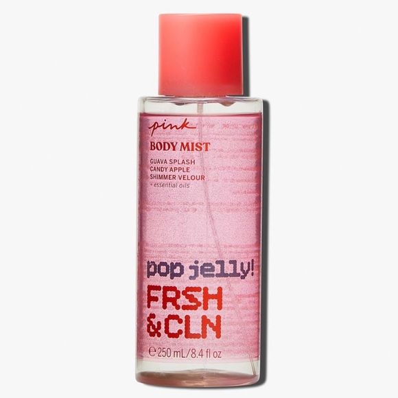 PINK LIMITED EDITION - POP JELLY! “FRSH & CLN” BODY MIST! NEW! FULL SIZE, 8.4 Oz - Picture 7 of 15